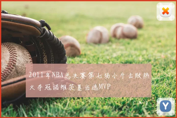 2011年NBA总决赛第七场小牛击败热火夺冠诺维茨基当选MVP
